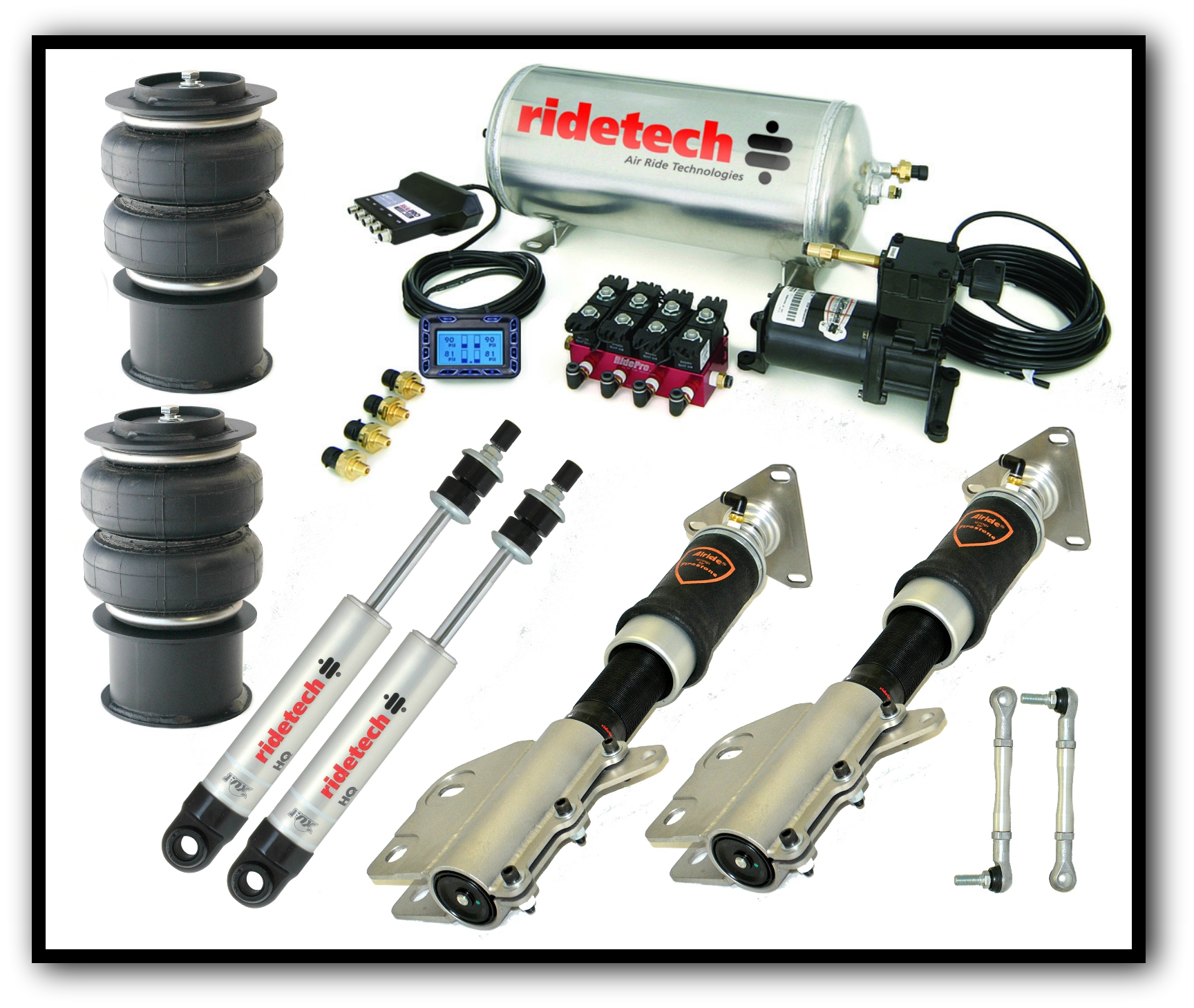2015 Mustang Level 2 Air Suspension Kit Now Available! Ridetech