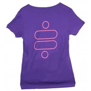 Ridetech Womens V-neck Purple/pink T-shirt