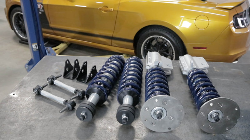 installing ridetech fox shocks and struts on a mustang